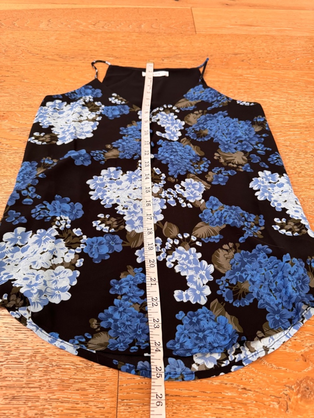 Ricki's Black Camisole with Blue Floral Print - Picture 8 of 10